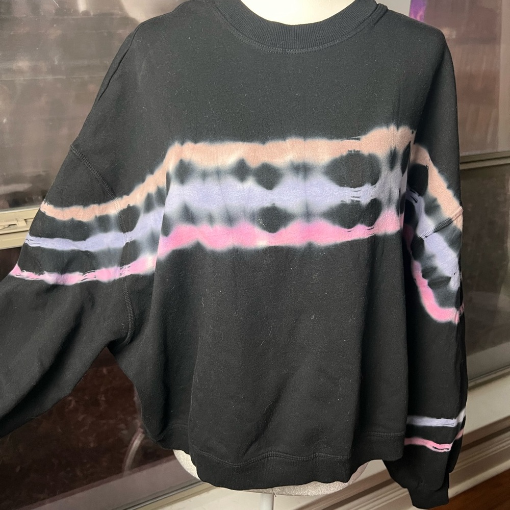 Electric Rose Athleisure Soft Knit Cozy Top Slouchy Size S Boho Retro Casual - Picture 2 of 8
